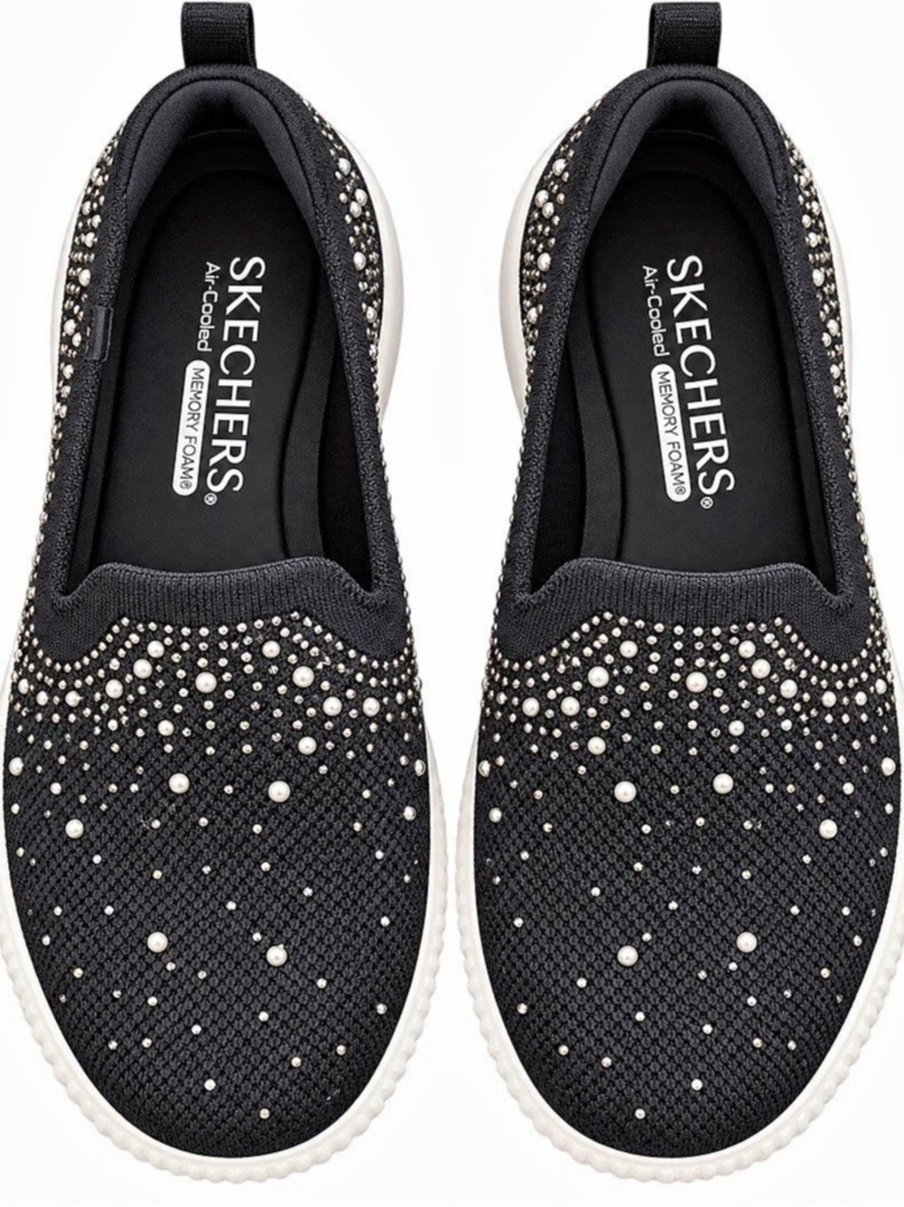 Skechers Dynamight 2.0 - In a Flash Rhinestone Slip-On Sneakers US 7